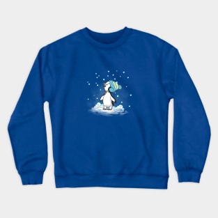 Penguin's First Snow Crewneck Sweatshirt